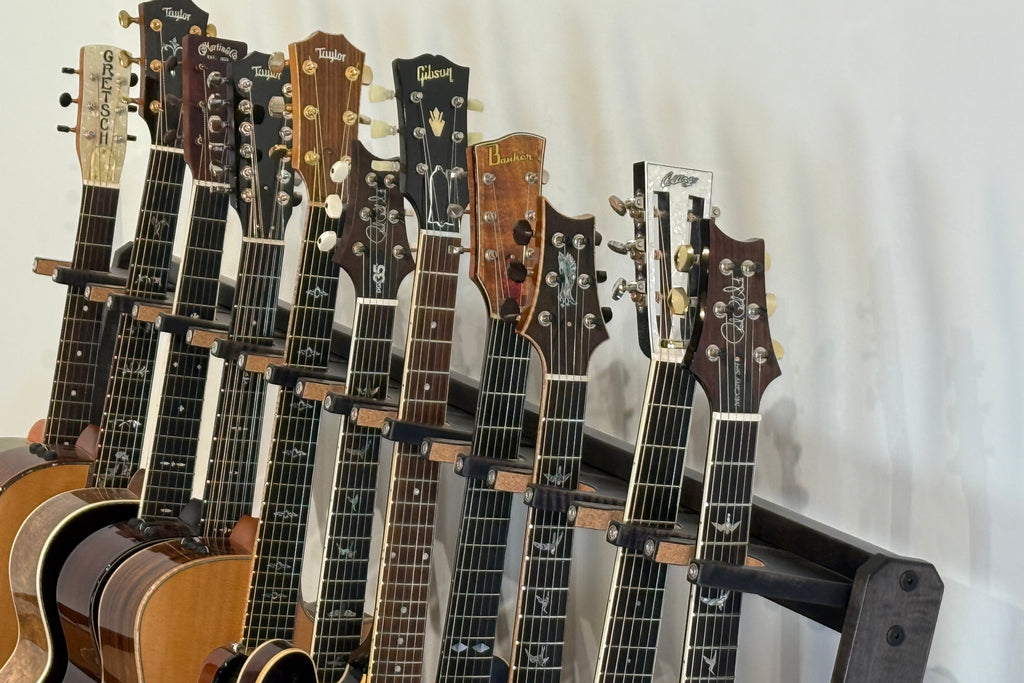 Grand StringRack - Flamed Maple - Charcoal Acoustic Remedy Cases