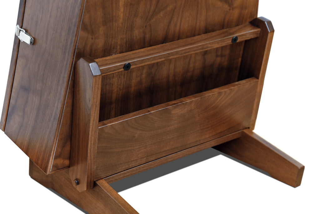ClimaStand Triangle Humidor with Base - Walnut Acoustic Remedy Cases