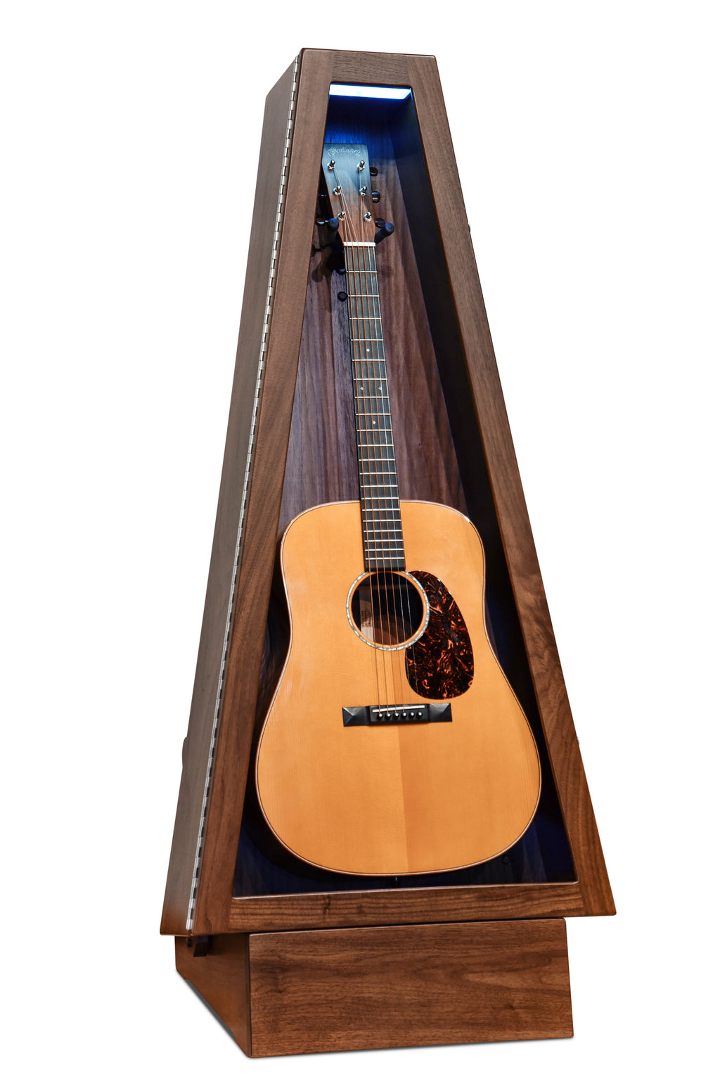 ClimaStand Triangle Humidor with Base - Walnut Acoustic Remedy Cases