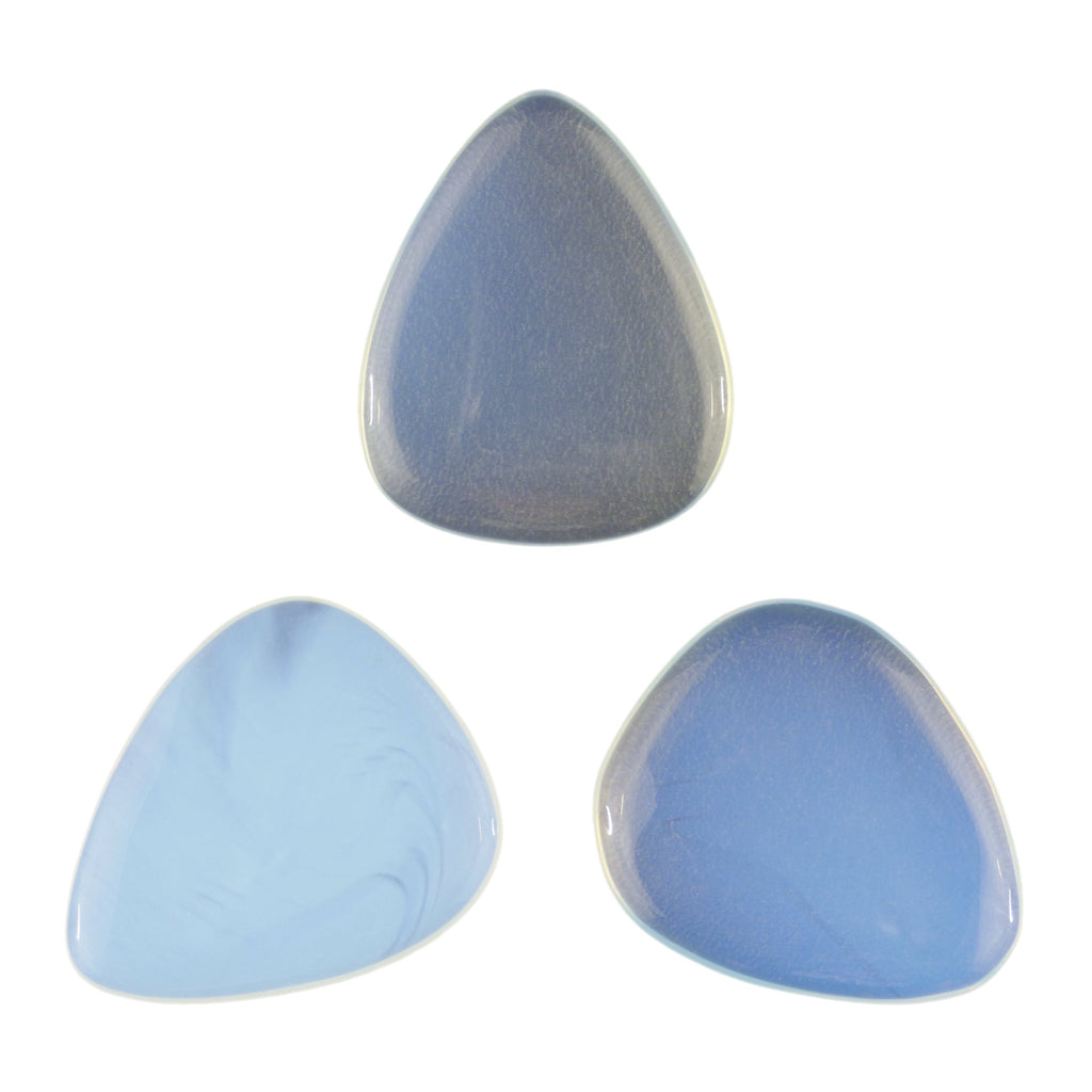 Opalite Gemstone Guitar Or Bass Pick - 3.0 mm Ultra Heavy Gauge - 351 Shape - Specialty Handmade Exotic Plectrum Exotic Plectrums