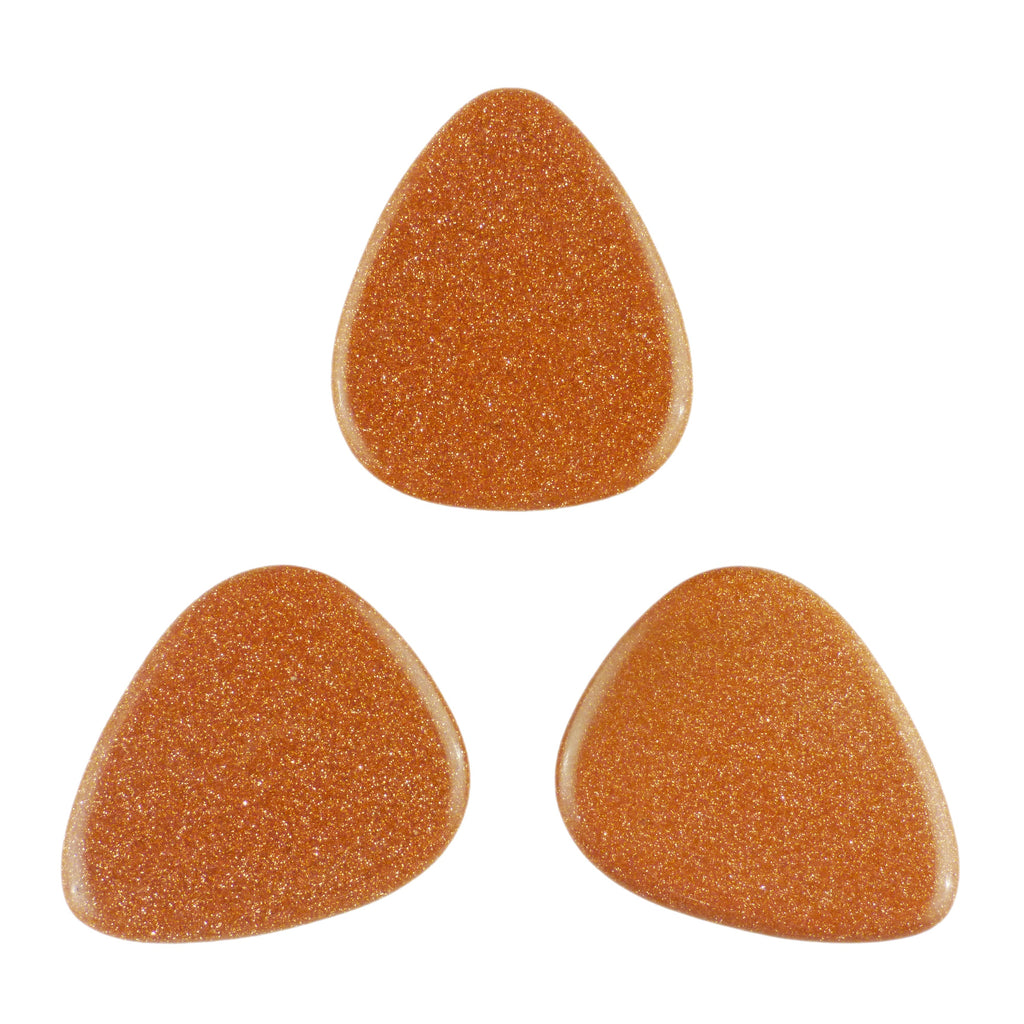 Brown Sandstone Stone Guitar Or Bass Pick - 3.0 mm Ultra Heavy Gauge - 351 Shape - Specialty Handmade Gemstone Exotic Plectrum Exotic Plectrums