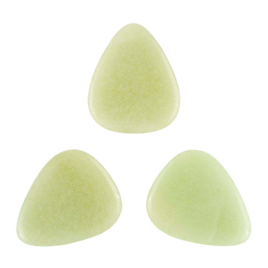 Indian Aventurine Stone Guitar Or Bass Pick - 3.0 mm Ultra Heavy Gauge - 351 Shape - Specialty Handmade Gemstone Exotic Plectrum Exotic Plectrums
