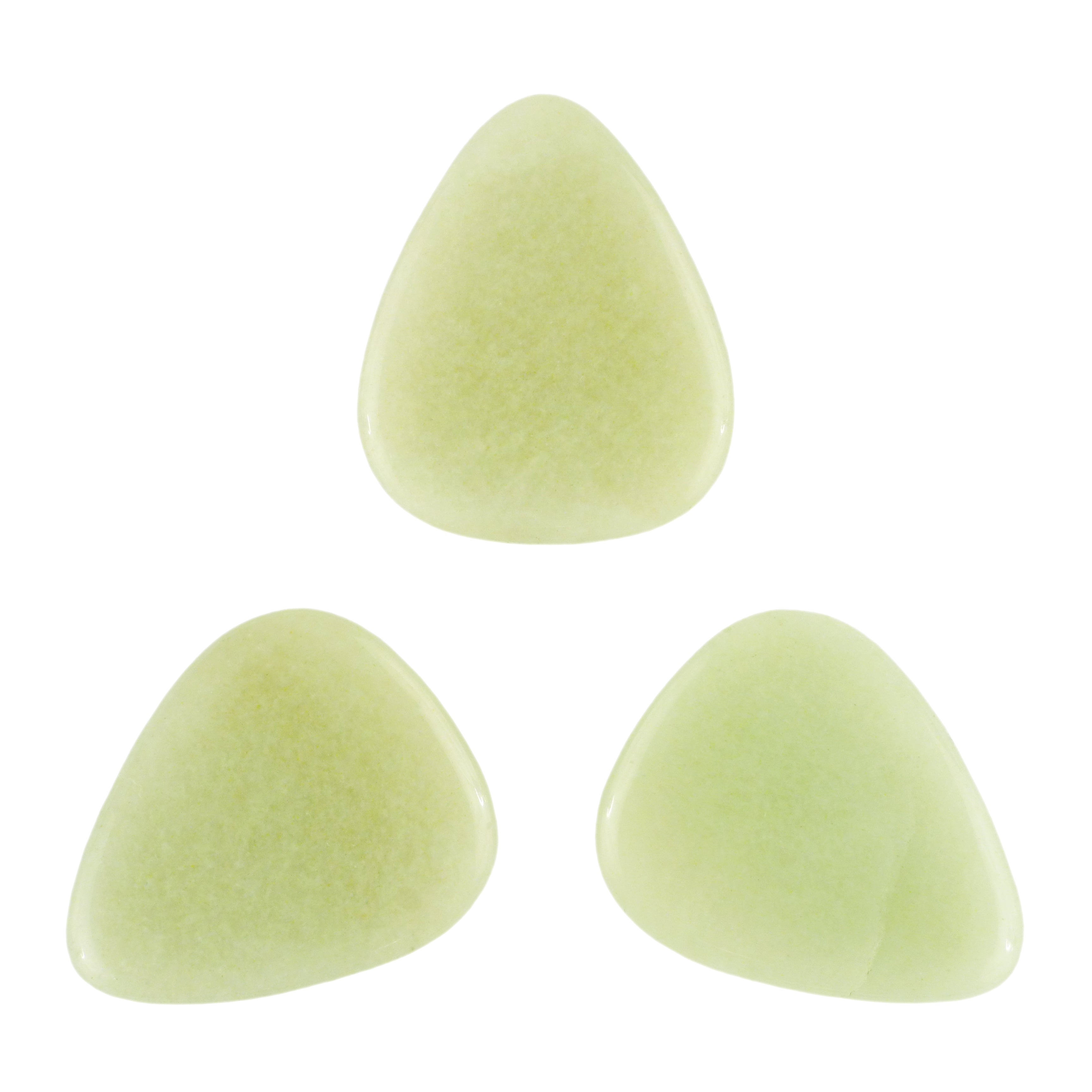 Indian Aventurine Stone Guitar Or Bass Pick - 3.0 mm Ultra Heavy Gauge - 351 Shape - Specialty Handmade Gemstone Exotic Plectrum Exotic Plectrums