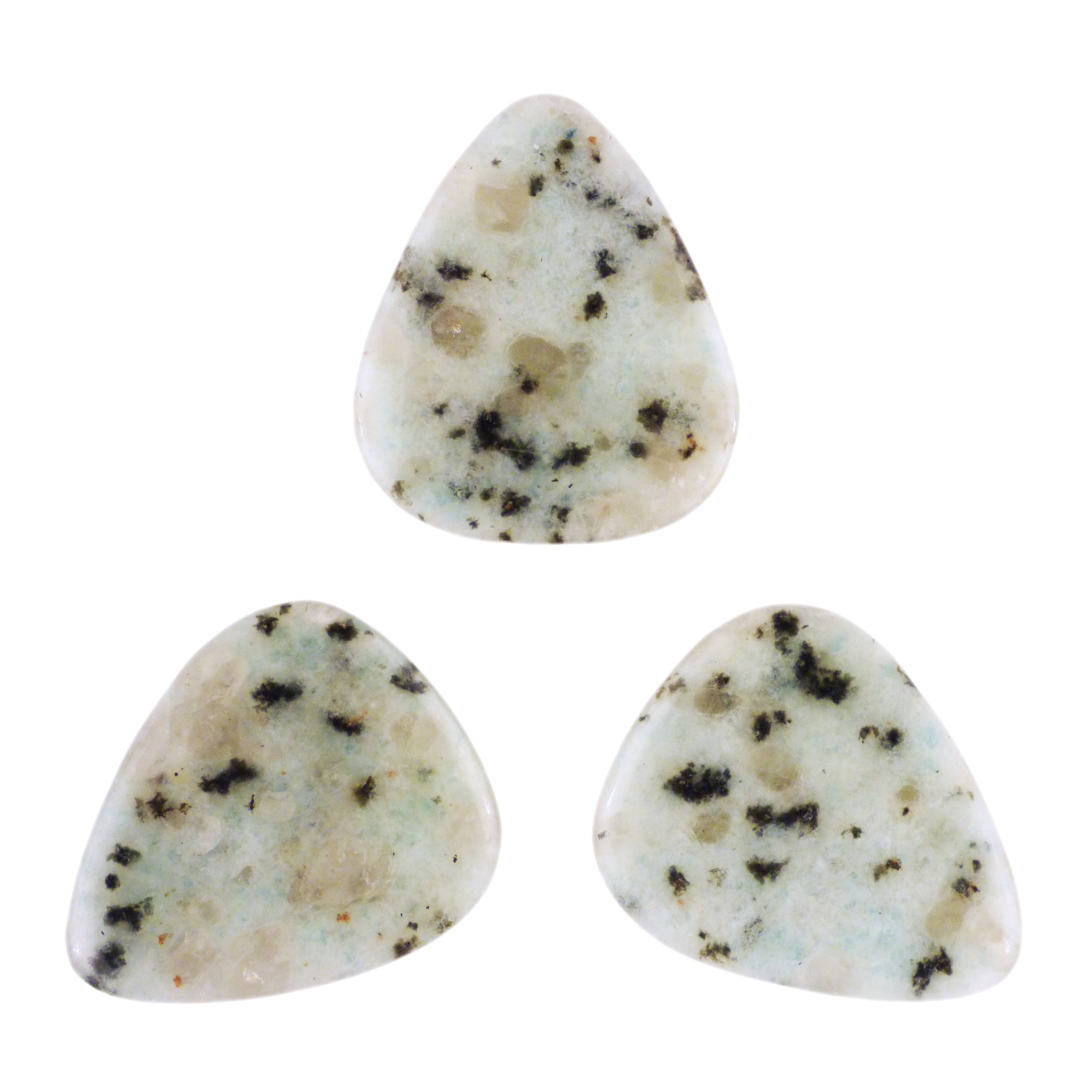 Kiwi Jasper Stone Guitar Or Bass Pick - 3.0 mm Ultra Heavy Gauge - 351 Shape - Specialty Handmade Gemstone Exotic Plectrum Exotic Plectrums