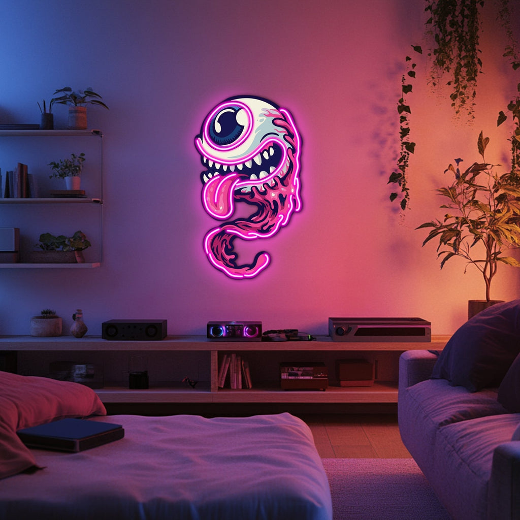 UV Printed Eye Neon Wall Art- LV0071 Liviqon.co