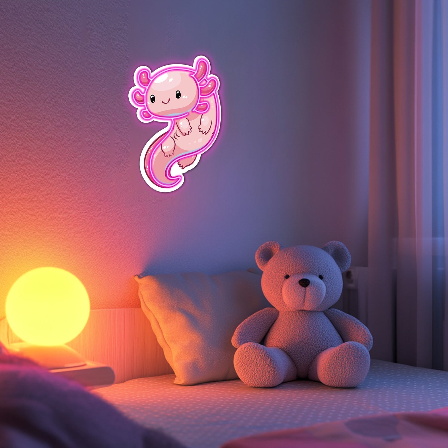 UV Printed Axelot Neon Wall Art- LV0062 Liviqon.co