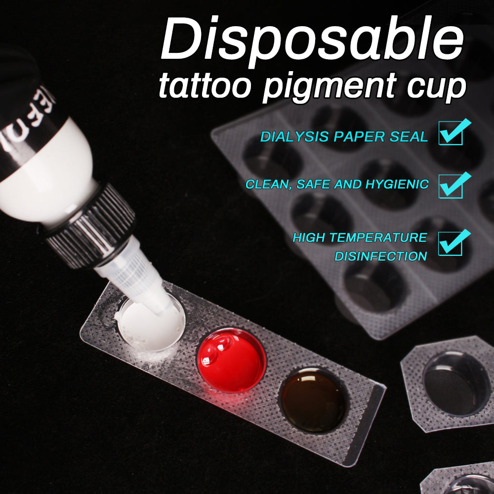 Tattoo Ink Cups-EO sterilization-24pcs-15cups/1pcs INKSOULSUPPLY.COM