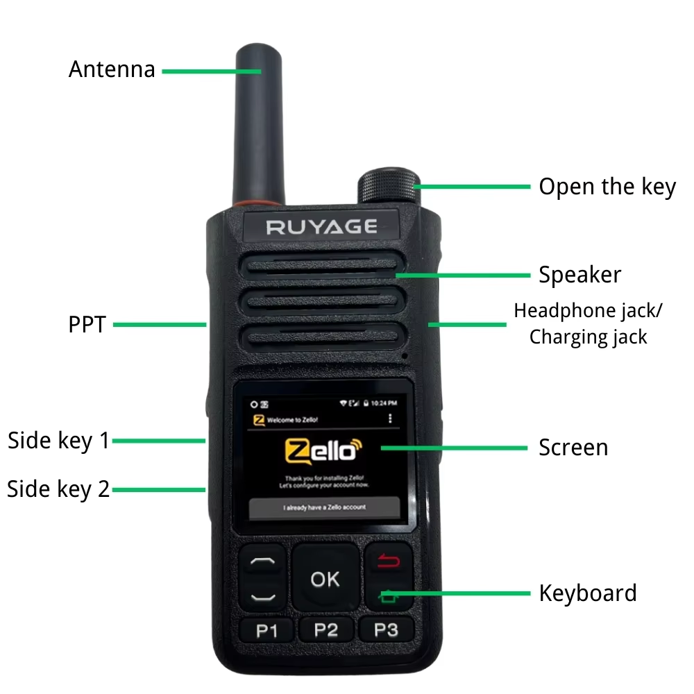 Ruyage Radio Zello Walkie-Talkie(RY68) Ruyage Radio