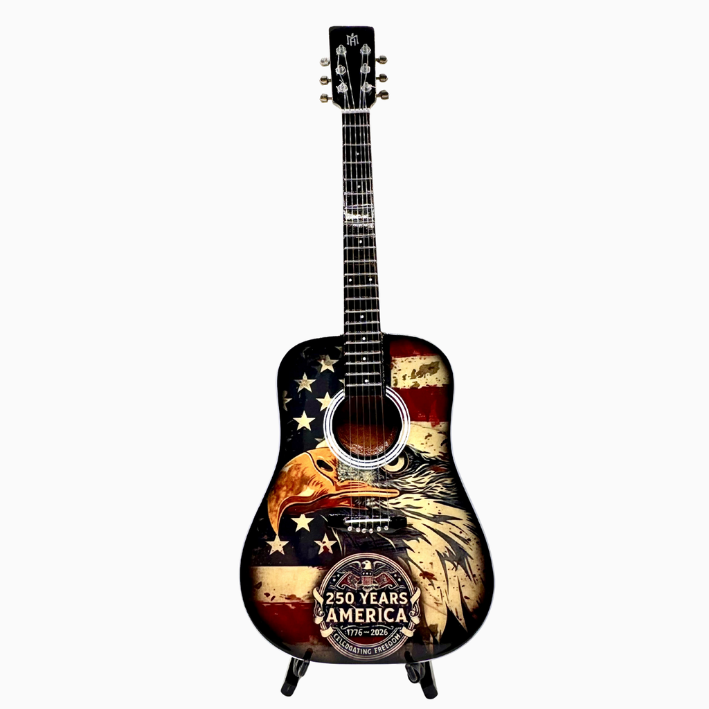America 250 Miniature Guitar The Mini Axe