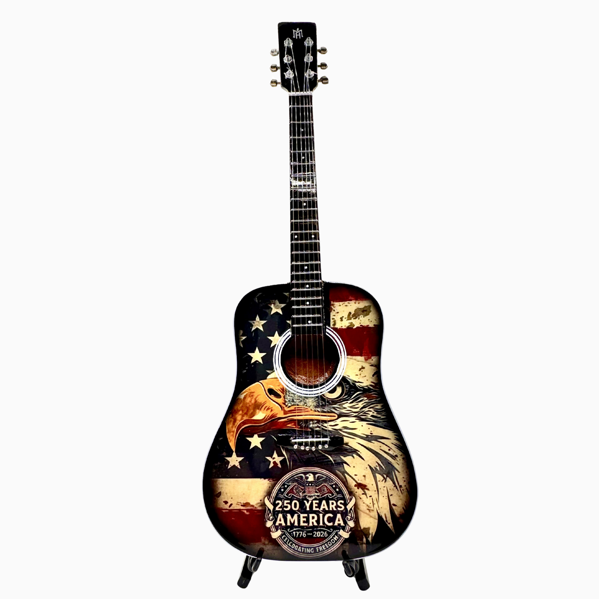 America 250 Miniature Guitar The Mini Axe