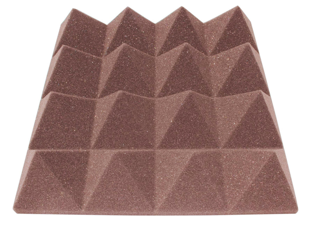 3 Inch Acoustic Foam Pyramid Style Panels - 13 Color Options SoundAssured