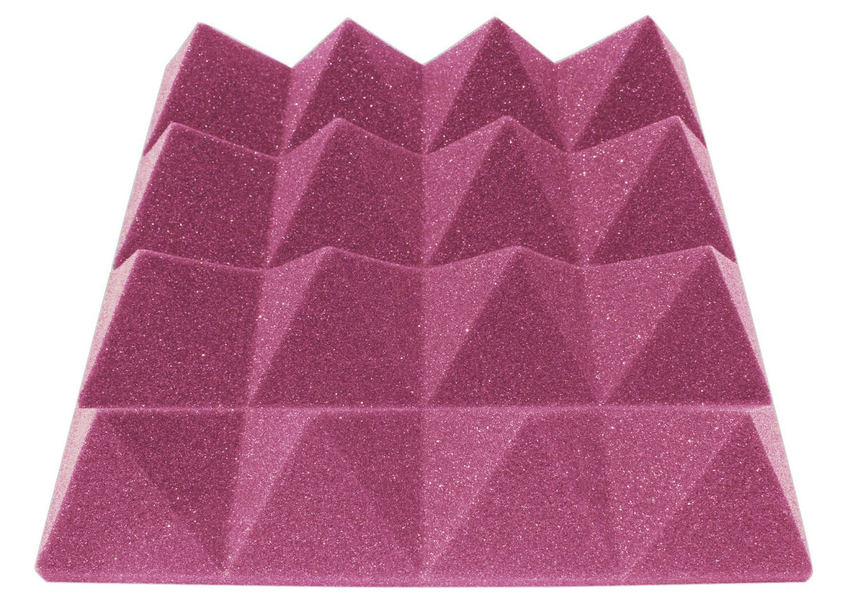 3 Inch Acoustic Foam Pyramid Style Panels - 13 Color Options SoundAssured