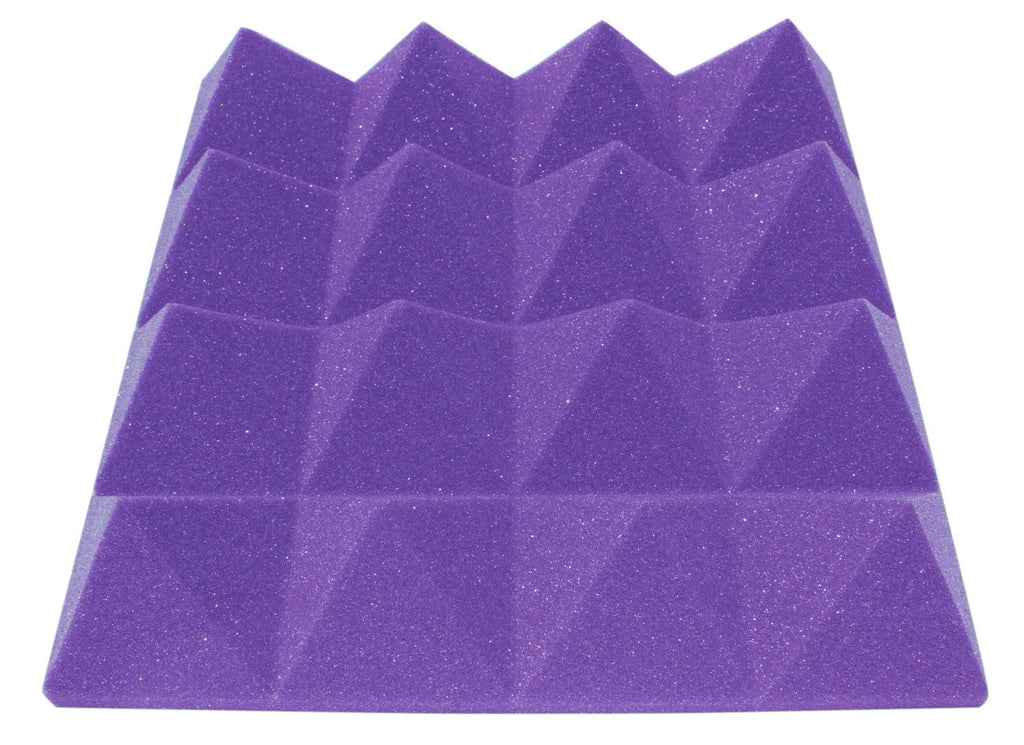 3 Inch Acoustic Foam Pyramid Style Panels - 13 Color Options SoundAssured