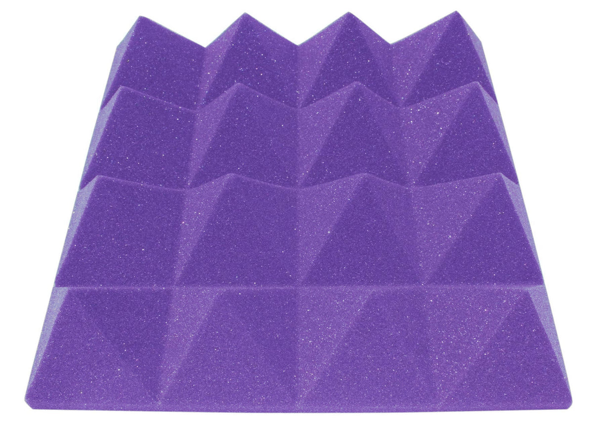 3 Inch Acoustic Foam Pyramid Style Panels - 13 Color Options SoundAssured