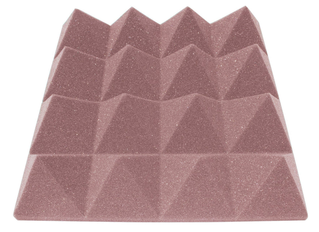 3 Inch Acoustic Foam Pyramid Style Panels - 13 Color Options SoundAssured