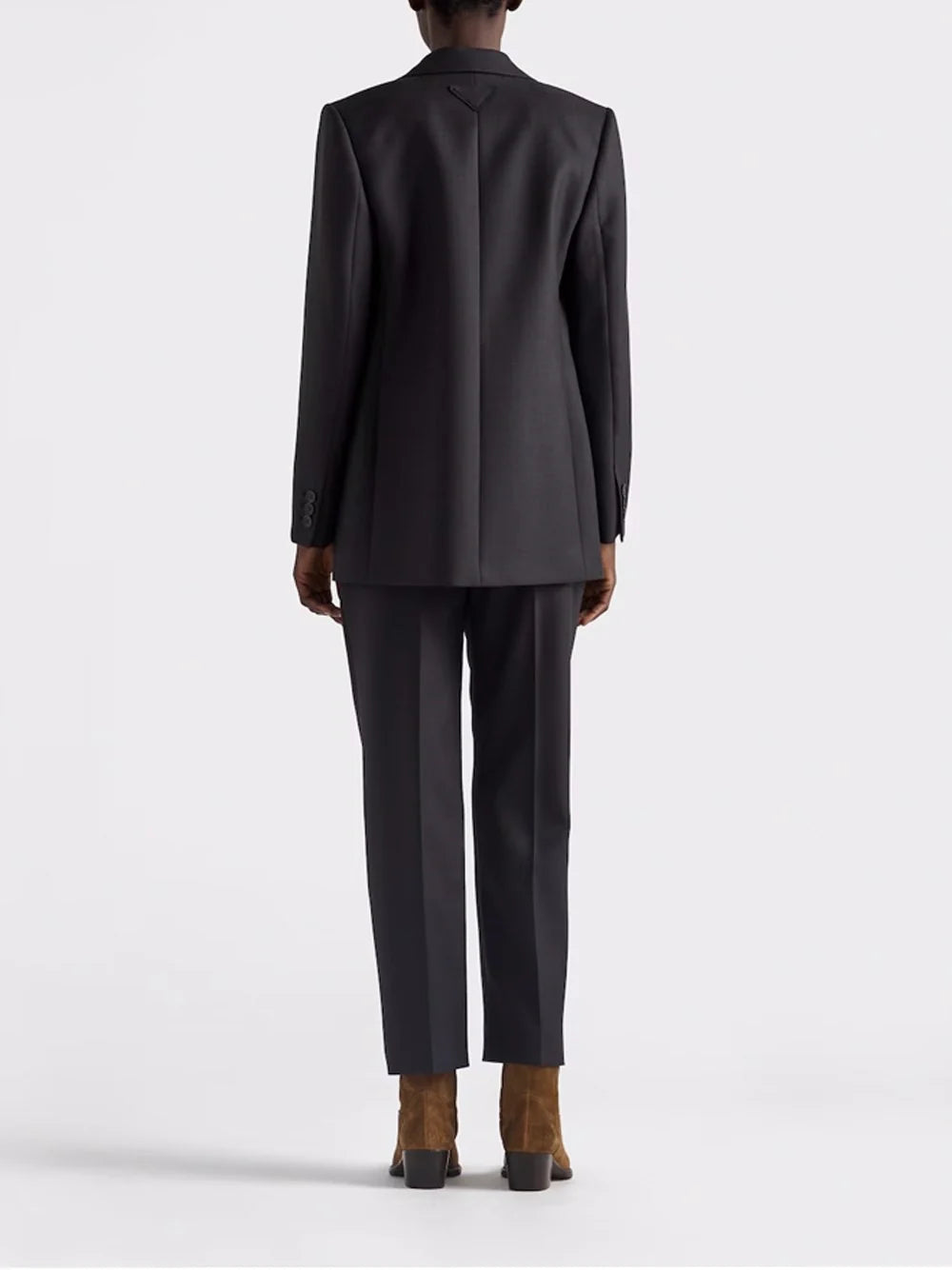 Prada Women Gabardine Straight Pants Luosophy