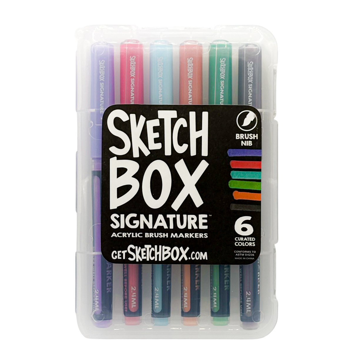 SketchBox Signature Paint Marker- 6 Set ShopSketchBox
