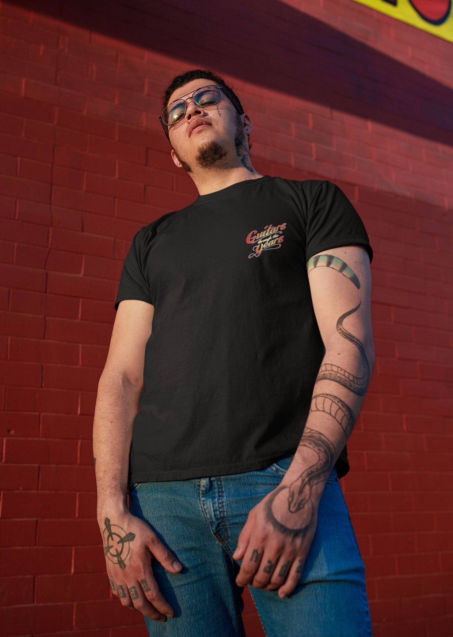 Guitars Thru The Years Music T-Shirt Taboo