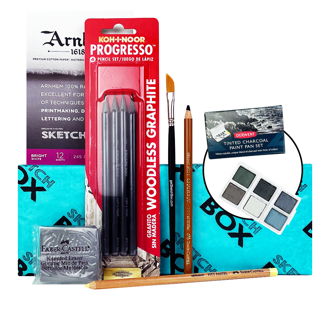 Tinted Charcoal Premium Box ShopSketchBox