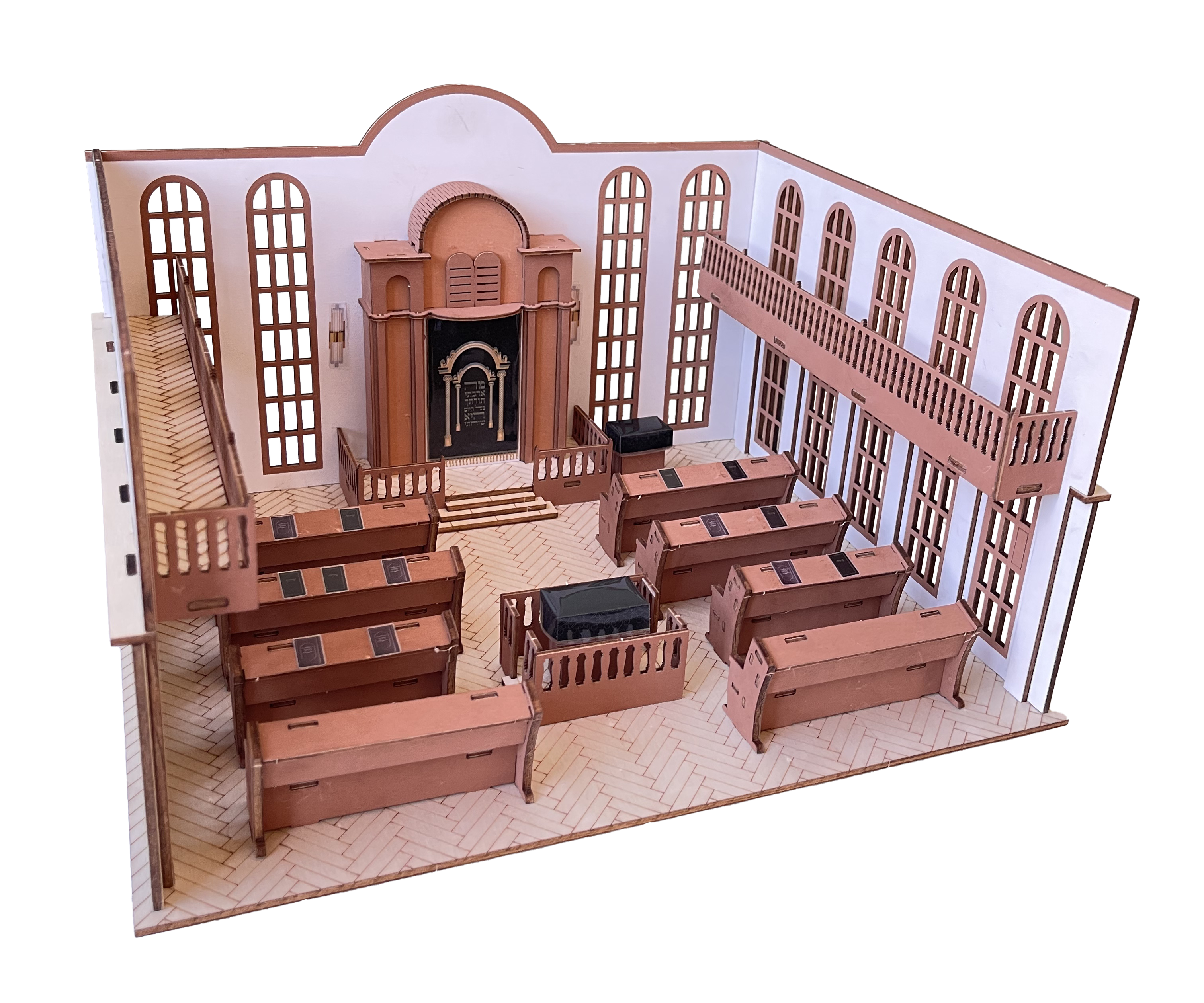 3d Wooden Shul Puzzle Colours Crafts