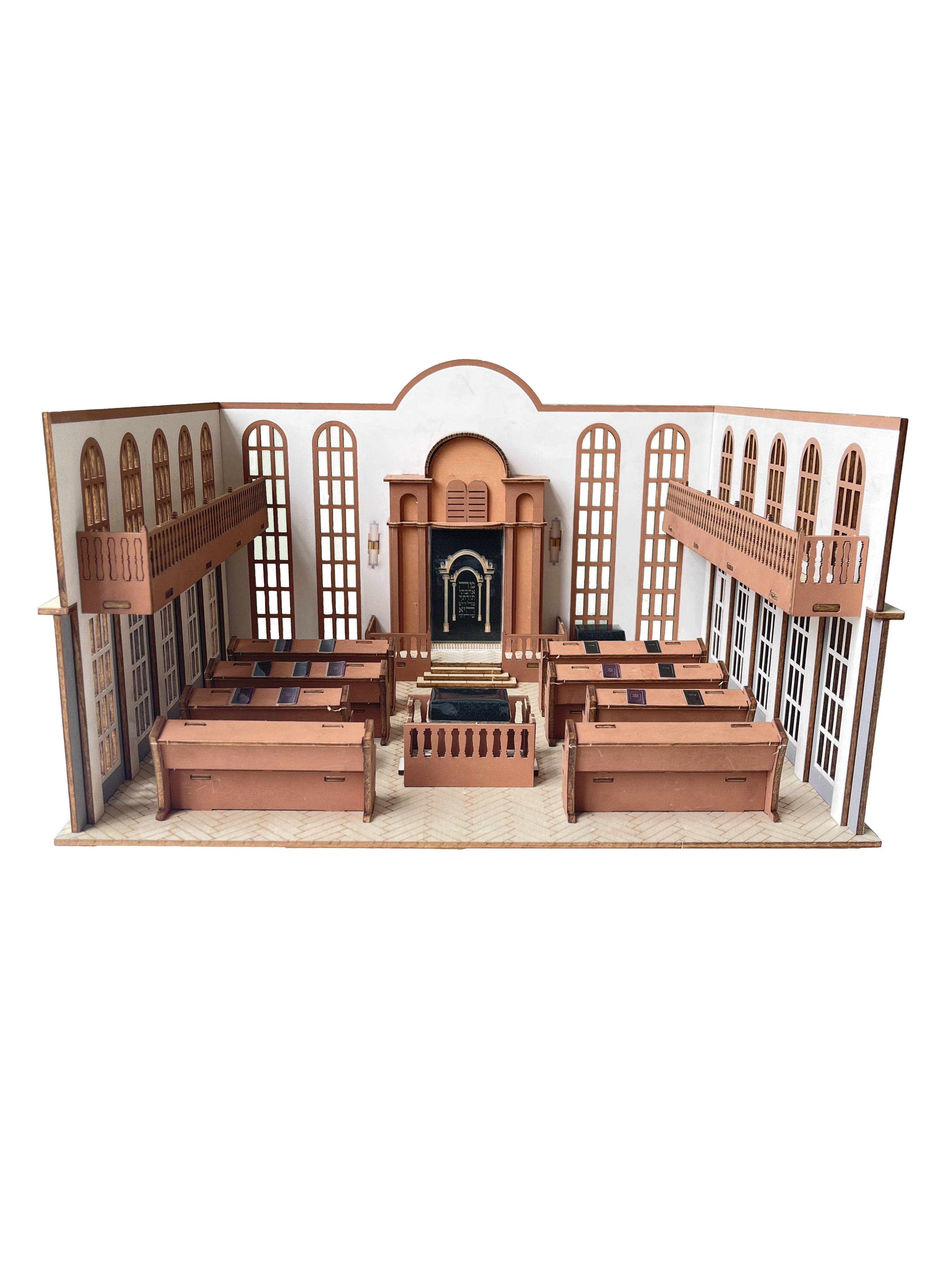 3d Wooden Shul Puzzle Colours Crafts