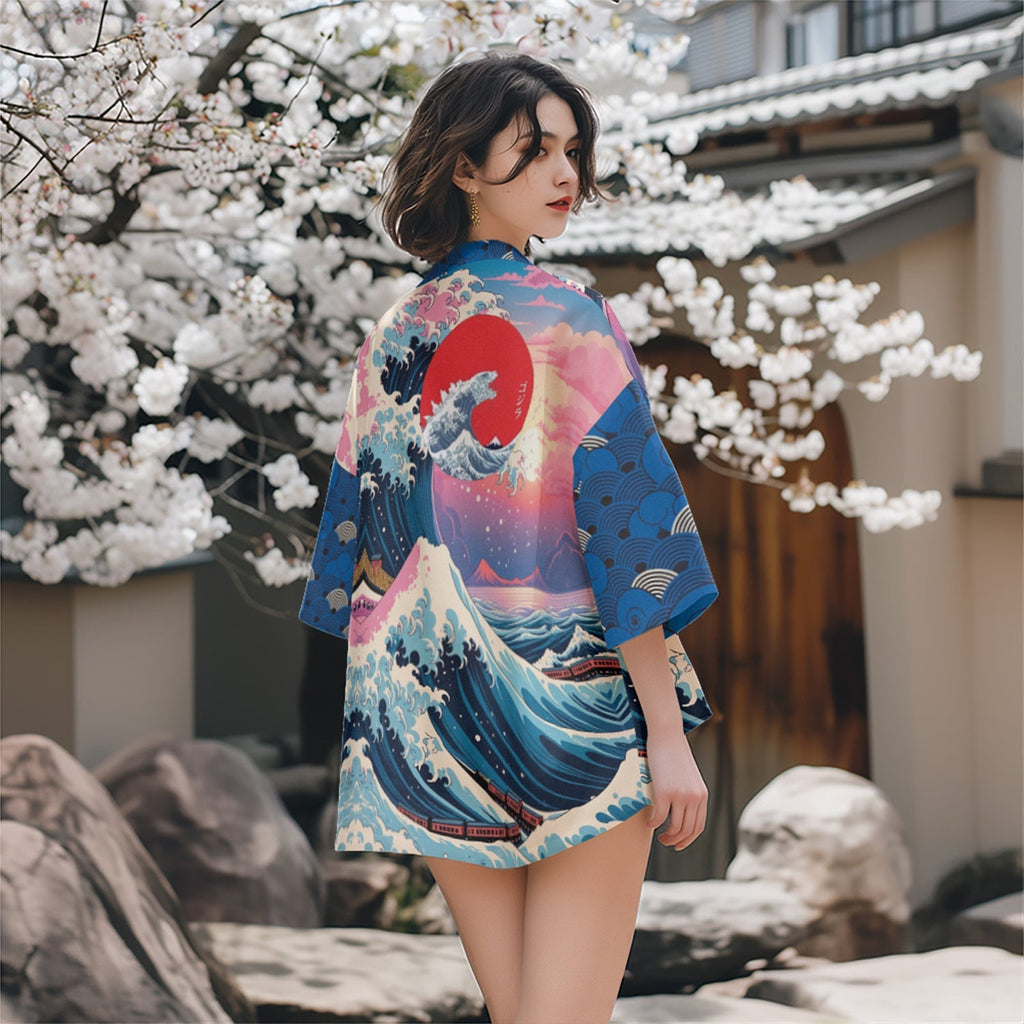 K24 Blue Waves Kimono Niepce