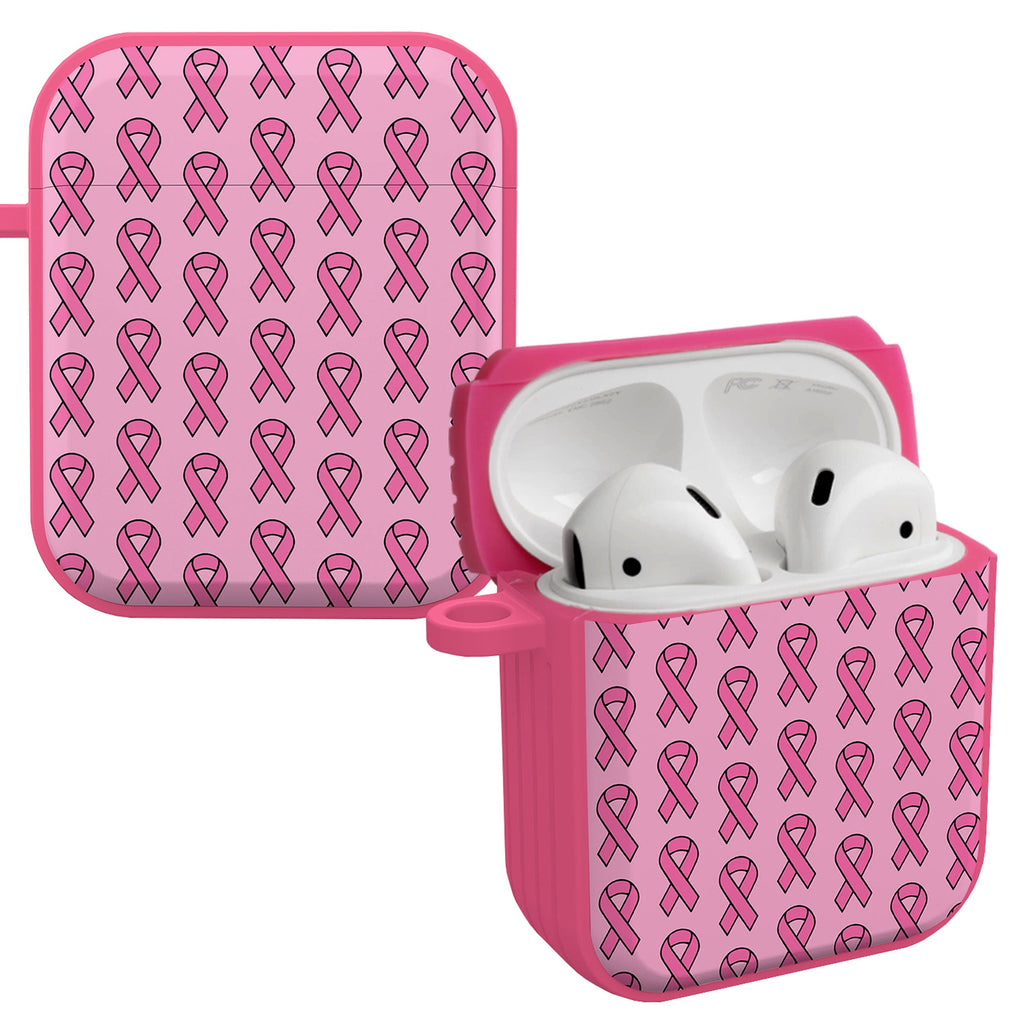 Breast Cancer Awareness HDX Apple AirPods Gen 1 & 2 Case Cover Affinity Bands
