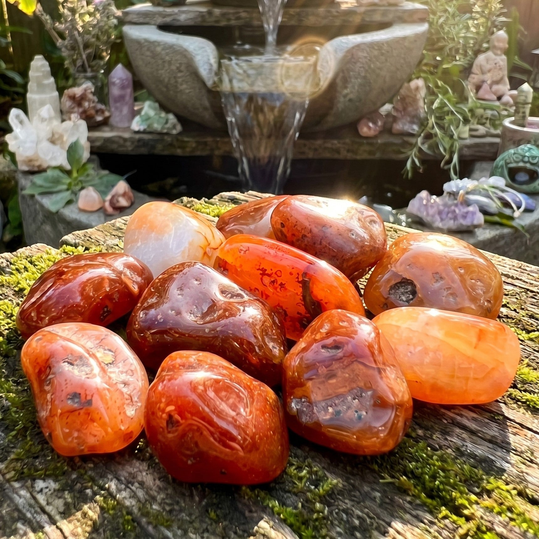Large Carnelian Red Agate Crystal Tumbled Stones (By The Piece or Pound) Amazing Crystals