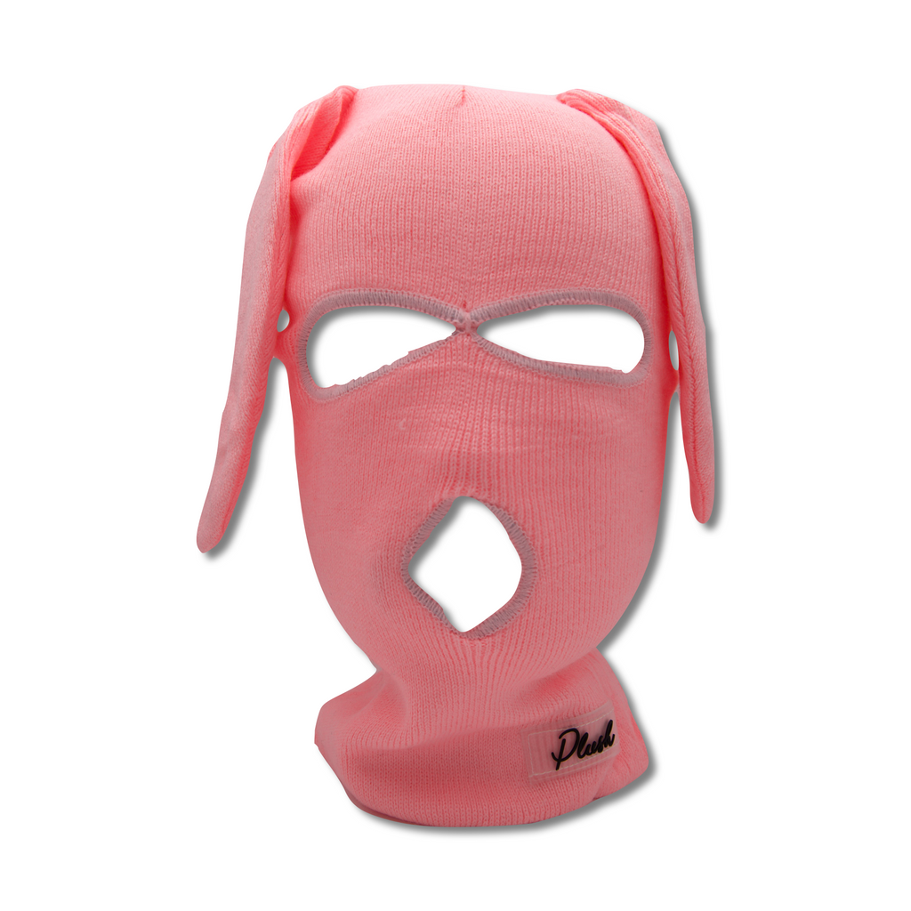 Pink Bunski 3 Hole Balaclava plushtrap