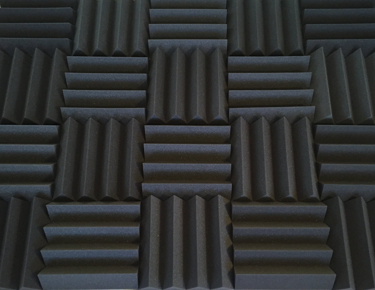 3 Inch Acoustic Foam Wedge Style Panels - 13 Color Options SoundAssured