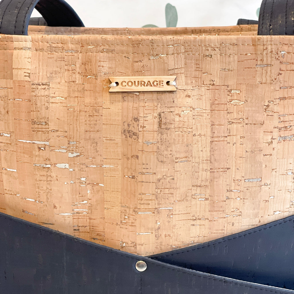 ADVOCATE zippered tote | COAL Carry Courage