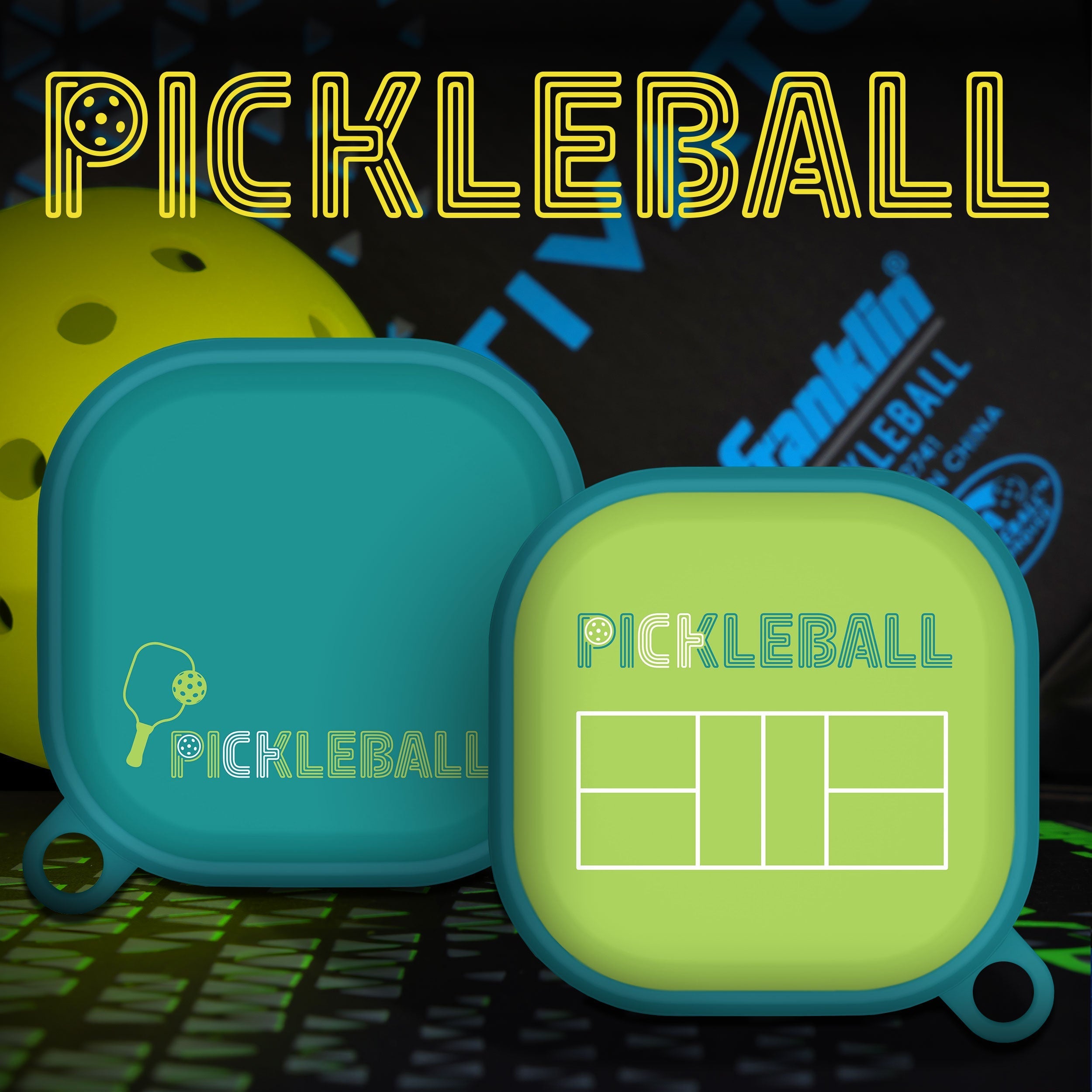 Pickleball HDX Samsung Galaxy Buds Pro & Buds Live Case Cover Affinity Bands