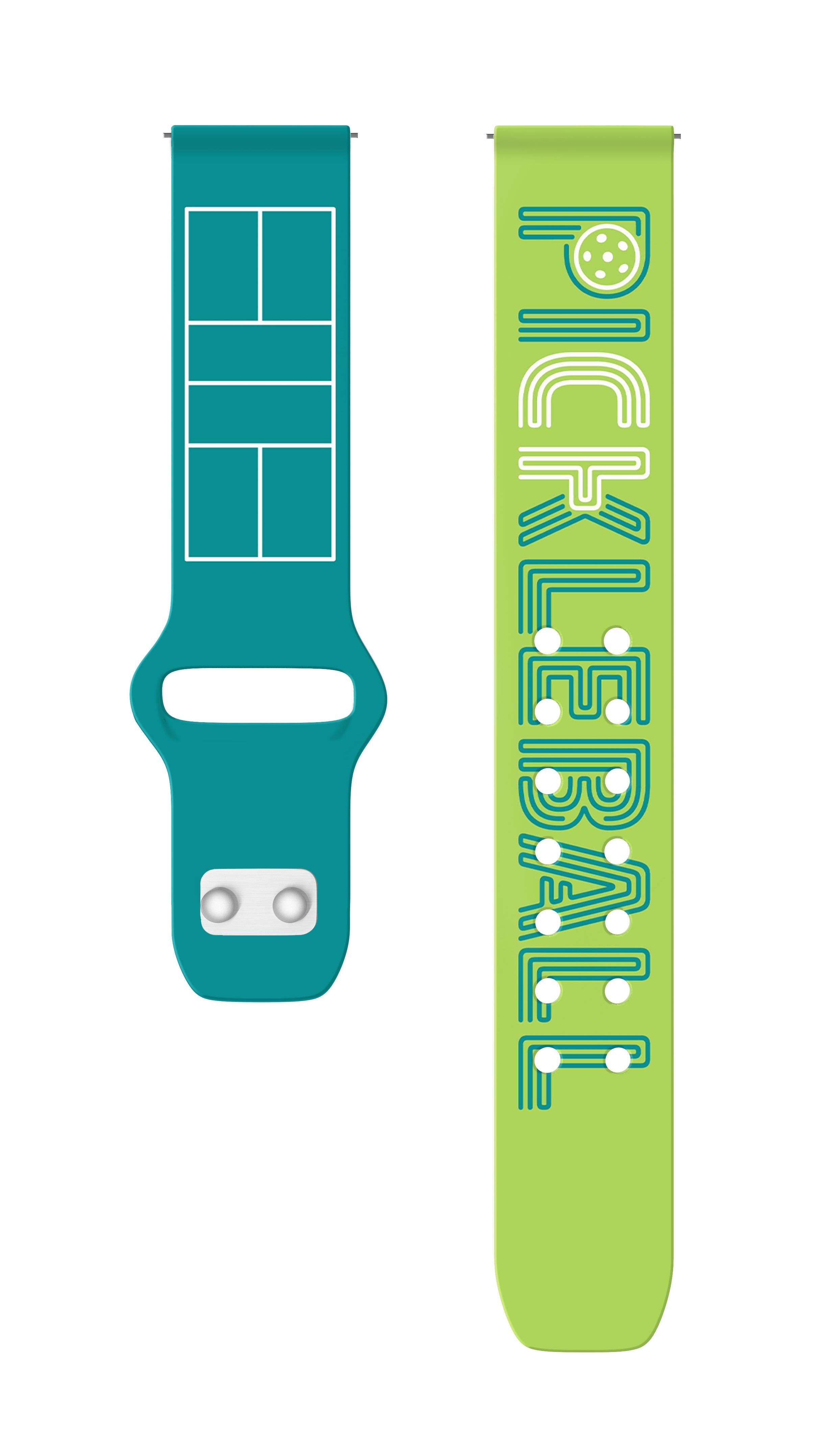 Pickleball HD  Watchband for Samsung, Garmin, Fossil, and More Affinity Bands