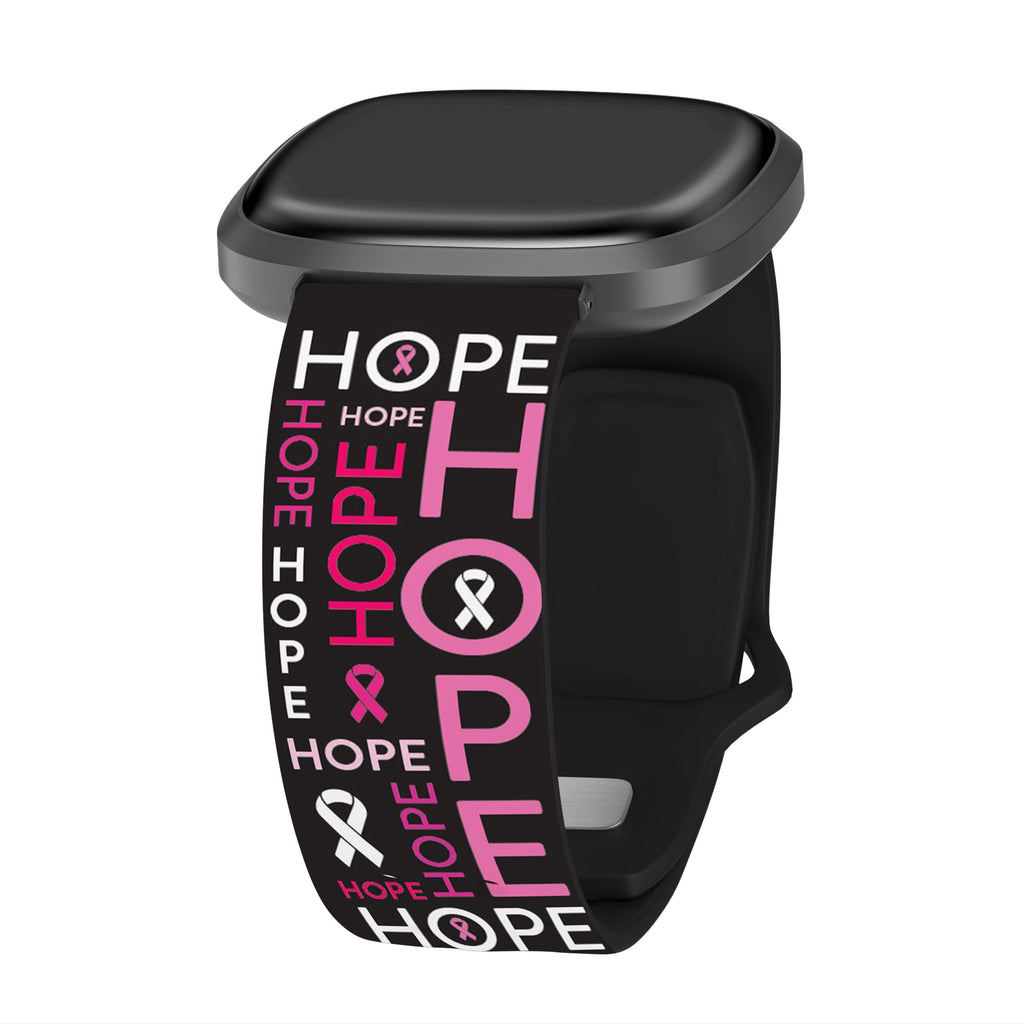 Breast Cancer Awareness HD Fitbit Versa 3 & Sense 1 Watch Band Affinity Bands