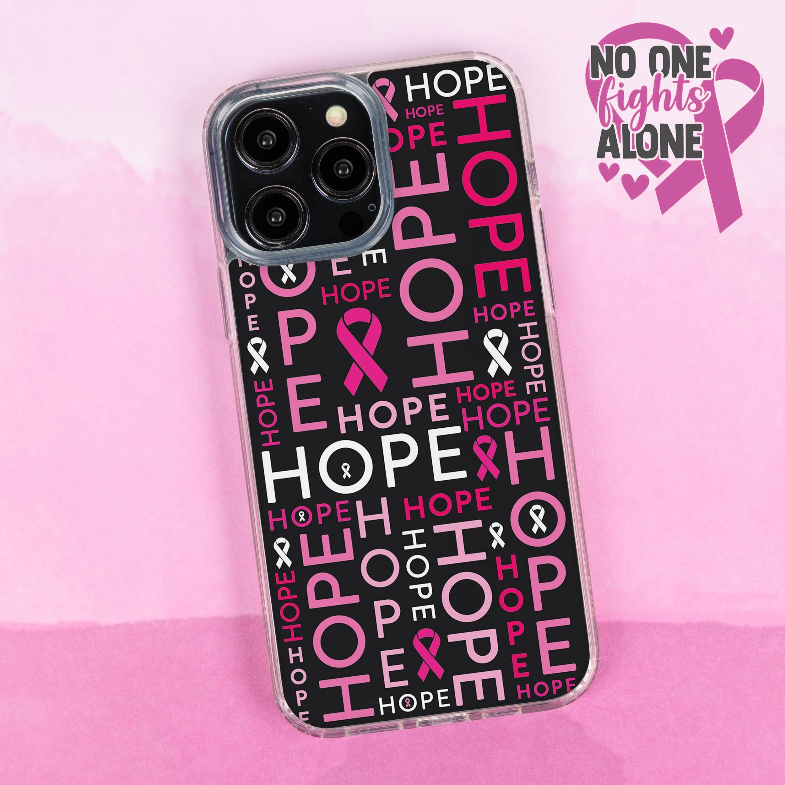 Breast Cancer Awareness HD Apple iPhone 13 Series Mag-Safe Phone Case Affinity Bands