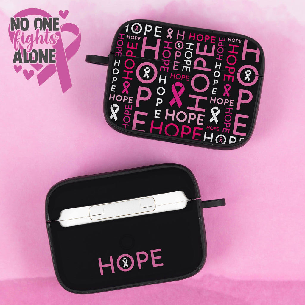 Breast Cancer Awareness HDX Apple AirPods Pro 1 & 2 Case Cover Affinity Bands