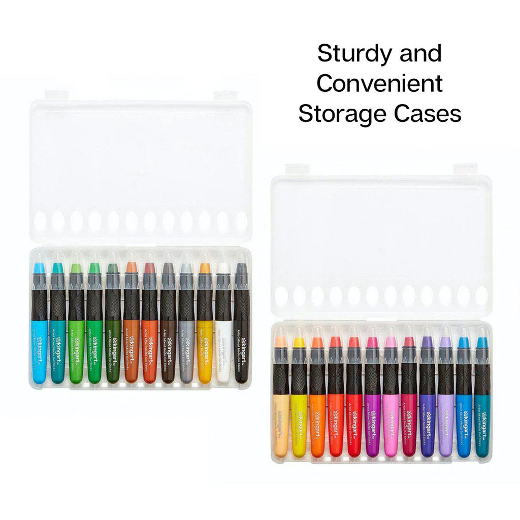 Gel Stick Crayons 24 Colors KINGART