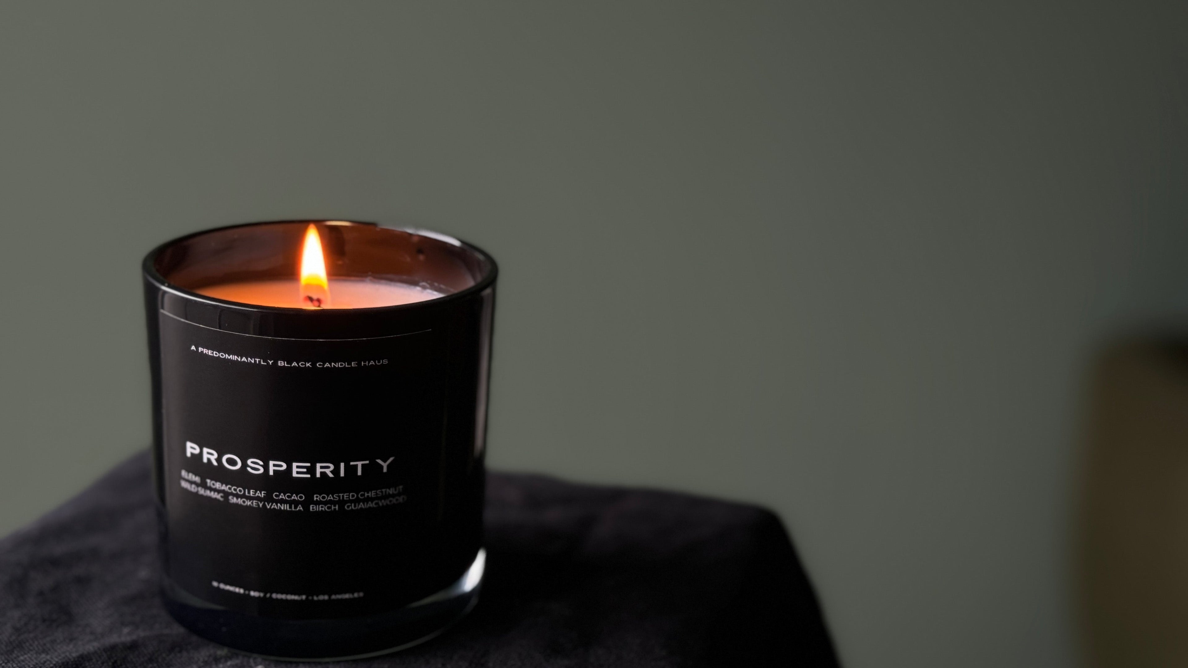 A PROSPERITY CANDLE Predominantly Black