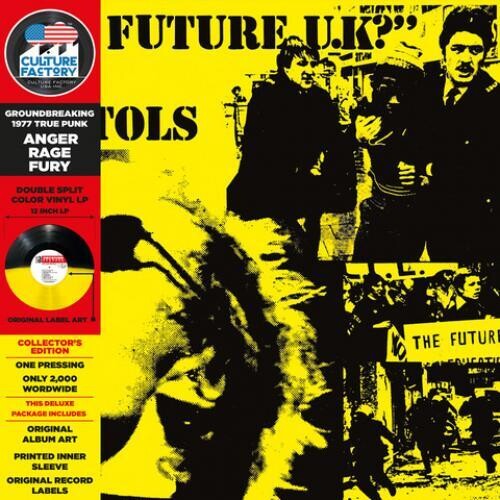 The Sex Pistols - No Future UK (IEX) (Yellow & Black Vinyl) (Indie Exclusive Vinyl) Pale Blue Dot Records