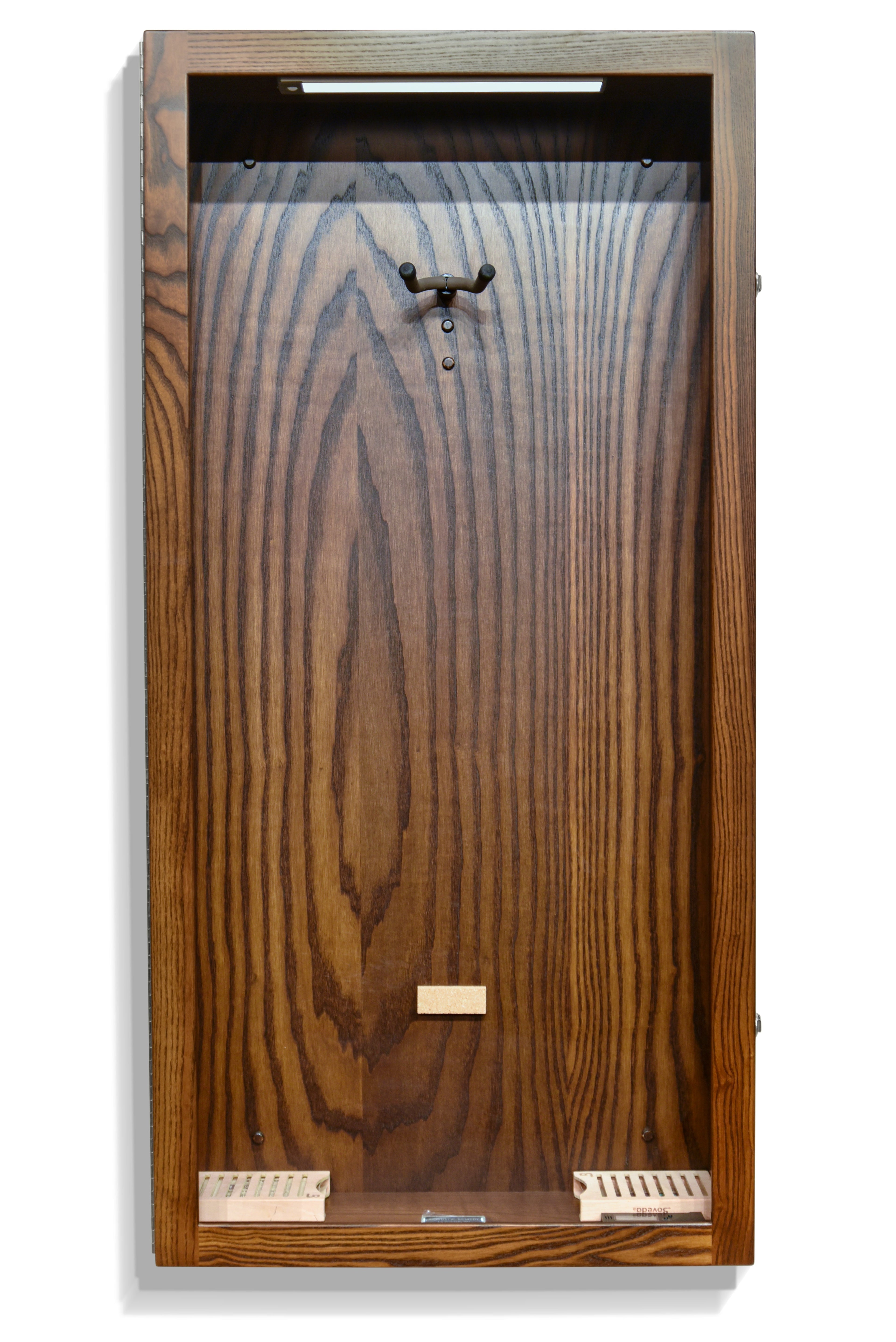 ClimaCase Rectangle Humidor - Northern White Ash with Rich Tobacco Stain Acoustic Remedy Cases
