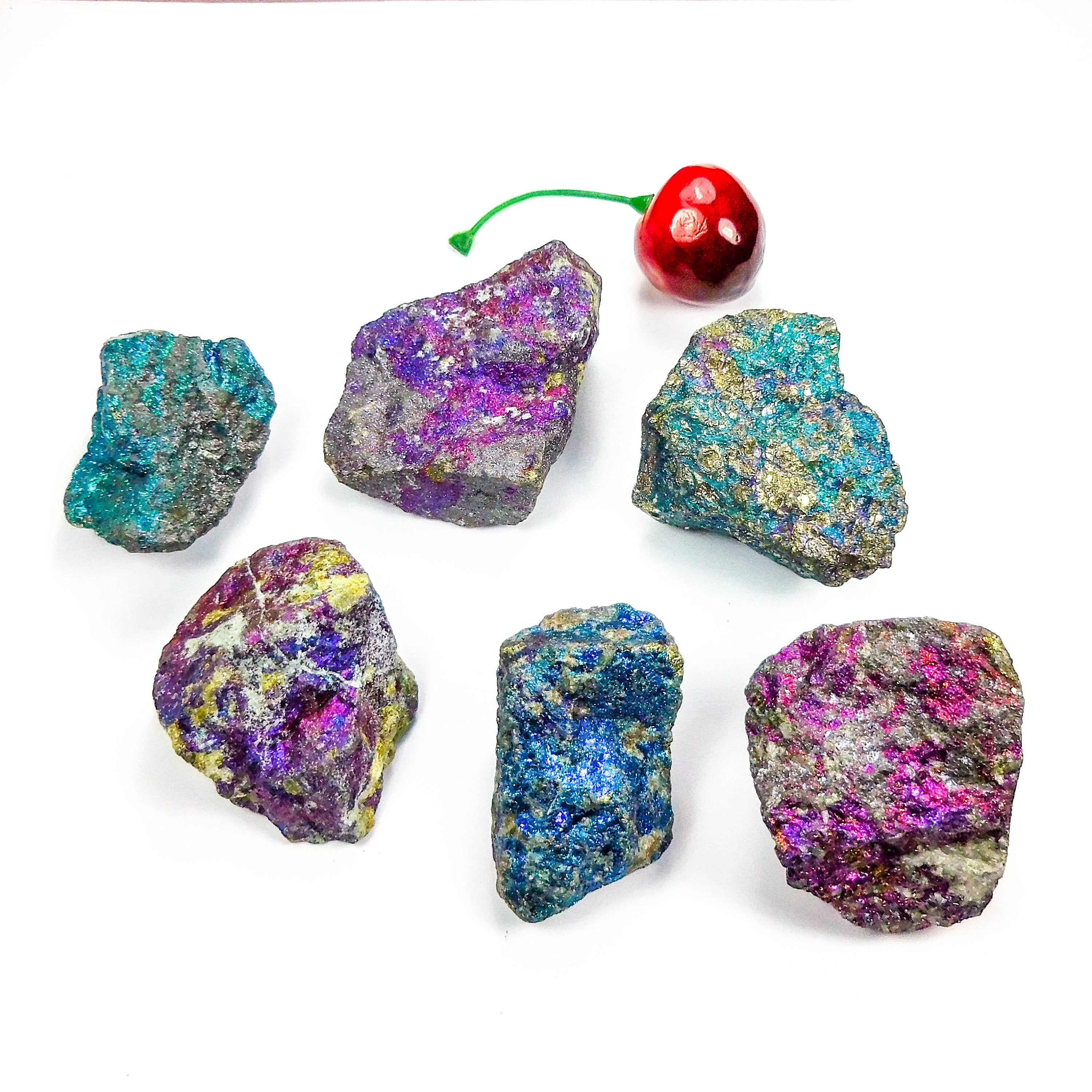 Chalcopyrite (1 Pc) Raw Peacock Ore Amazing Crystals