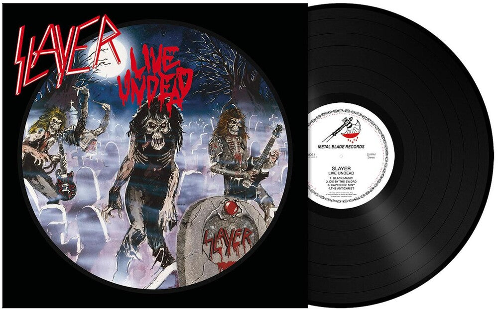 Slayer - Live Undead [Black LP] Pale Blue Dot Records