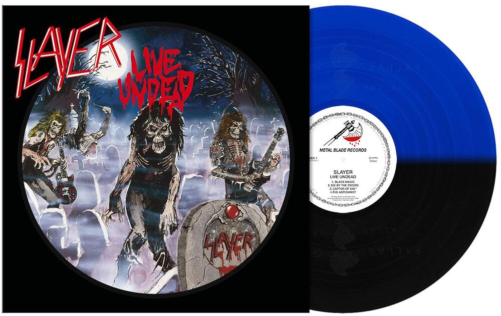 Slayer - Live Undead [Limited Edition Midnight Blue & Black Split LP] Pale Blue Dot Records