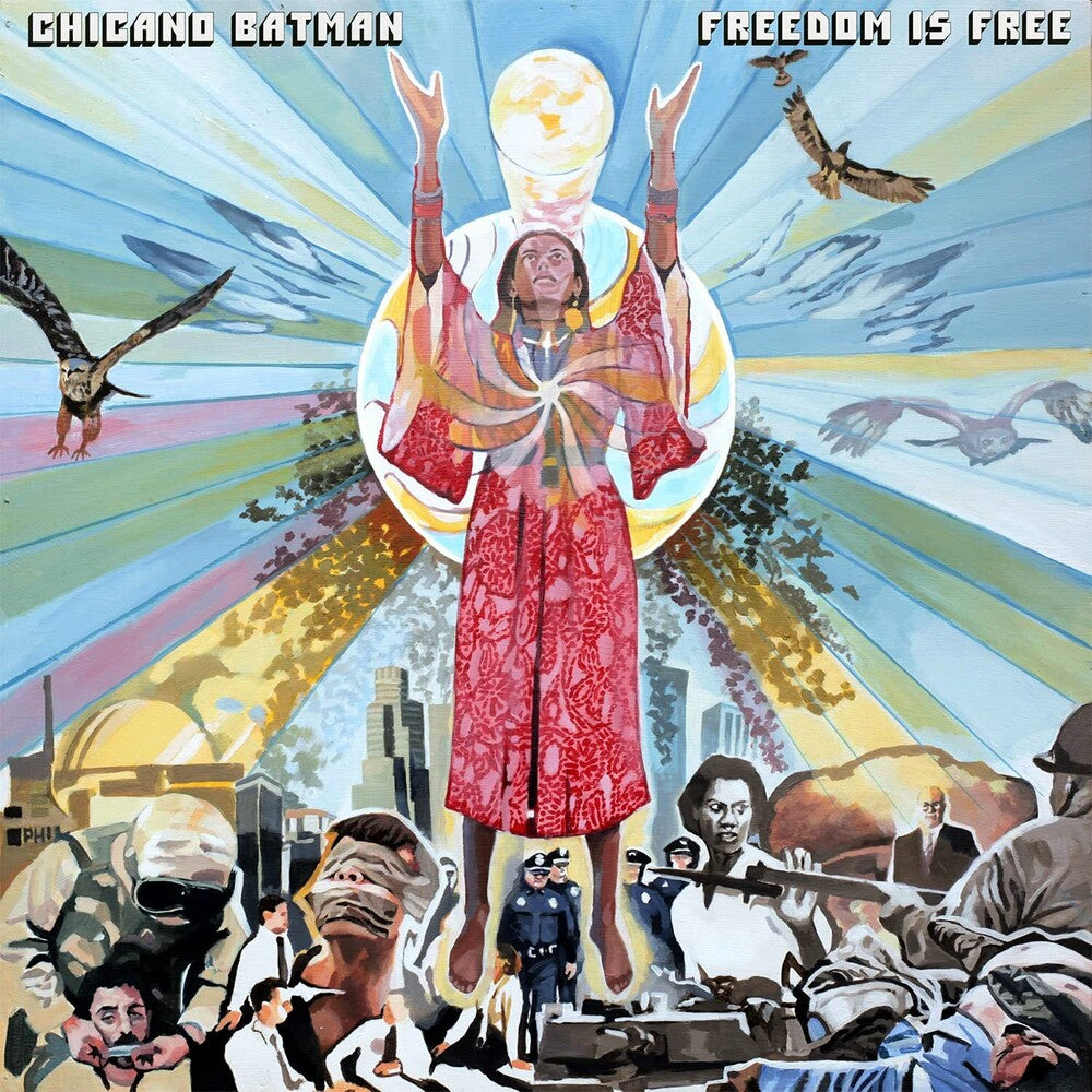 Chicano Batman - Freedom Is Free [Limited Edition Pink & Blue Splatter LP] Pale Blue Dot Records