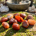 Large Carnelian Red Agate Crystal Tumbled Stones (By The Piece or Pound) Amazing Crystals