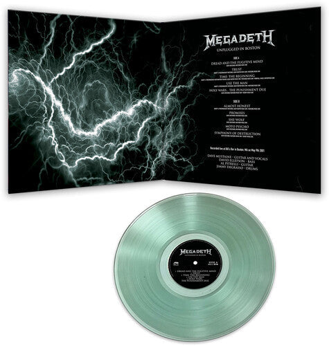 Megadeth - Unplugged In Boston - Coke Bottle Green (Vinyl LP) Pale Blue Dot Records