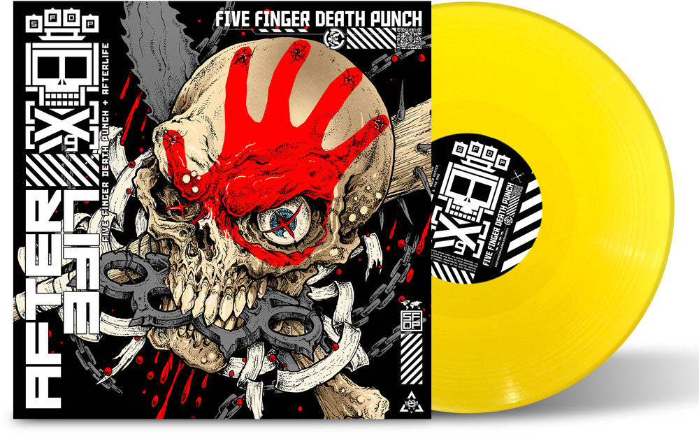 Five Finger Death Punch - Afterlife [Indie Exclusive Limited Edition Opaque Yellow LP] Pale Blue Dot Records