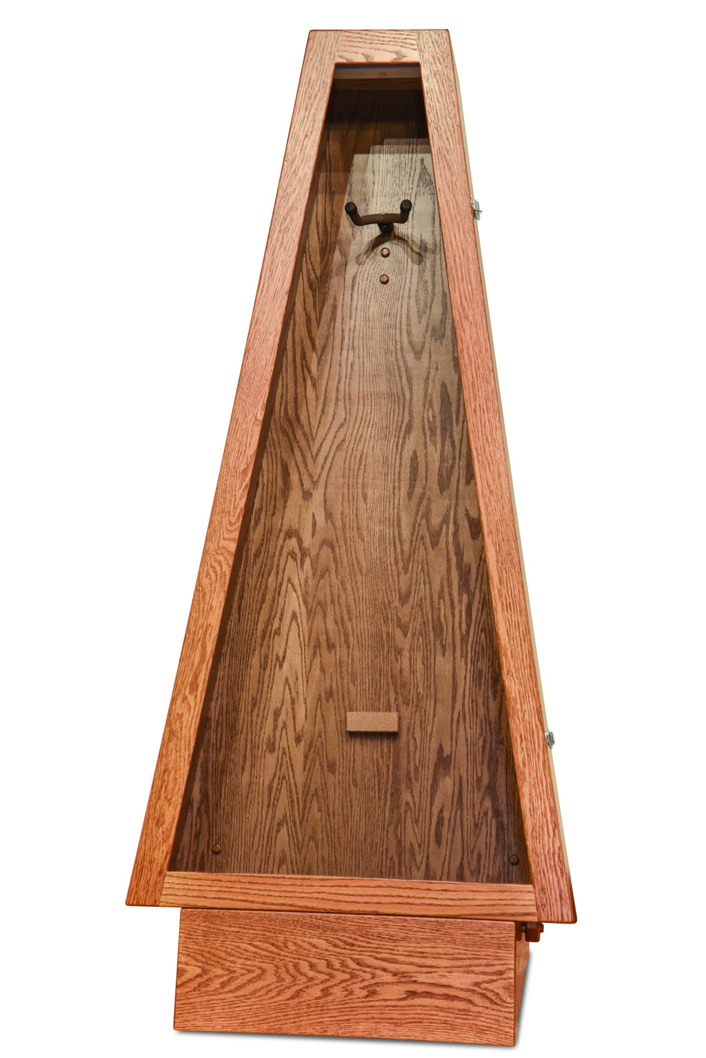 ClimaStand Triangle Humidor with Base - Red Oak with Golden Oak Stain Acoustic Remedy Cases