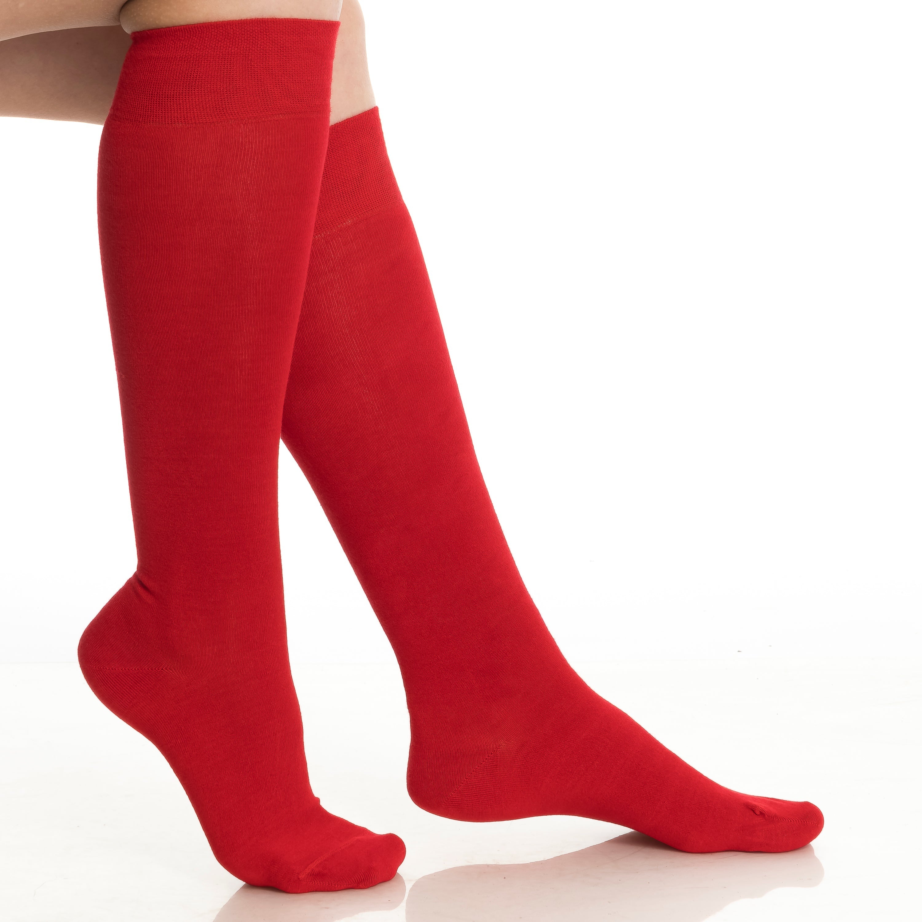 Women’s Bamboo Knee-High Socks 4-Pack – Soft & Breathable Bambooven