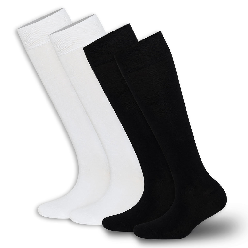 Women’s Bamboo Knee-High Socks 4-Pack – Soft & Breathable Bambooven